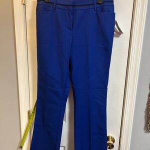 NWT New York & Company Royal Blue Bootcut Pants, size 10